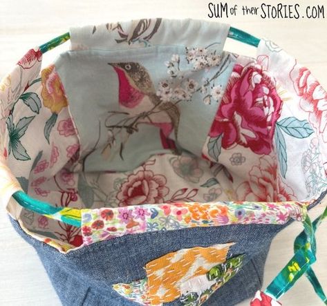 Diy Rice Bags, Japanese Rice Bag, Shabby Chic Bags, Simple Bag, Purse Sewing Patterns, Rice Bag, Scrap Fabric Crafts, Japanese Bag, Japanese Quilts