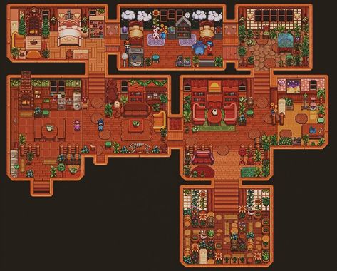 Stardew Valley House, Stardew Farms, Cottagecore House, Stardew Valley Layout, Stardew Valley Tips, Stardew Valley Farms, Valley Game, Farm Layout, Farm Design