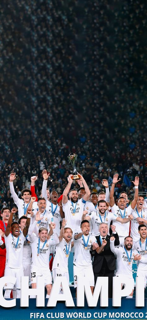 Club World Cup Winner 2023 🏆 Real Madrid Wallpaper, Real Madrid Photos, Real Madrid Club, Real Madrid Team, Real Madrid Wallpapers, Madrid Wallpaper, Club World Cup, Real Madrid Players, World Cup Winners