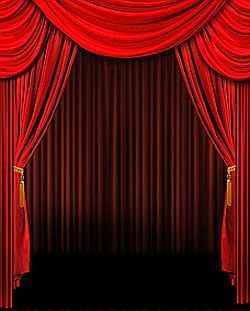 Red Curtain -- Theatre #blackandred #curtains #theater http://www.pinterest.com/TheHitman14/black-and-red/ Red Velvet Curtains, Readers Theatre, Kids Stage, Theatre Curtains, Stage Curtains, Curtain Backdrops, Theatre Stage, Theatre Design, Theatre Room