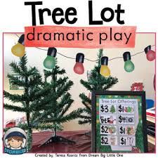 Christmas Play Based Learning, Dramatic Play Centers Winter, December Holidays Preschool, Dramatic Play Tree Study, Dramatic Play Christmas Bakery, Christmas Tree Farm Dramatic Play Preschool, Tree Farm Dramatic Play, Christmas Tree Farm Dramatic Play, Christmas Dramatic Play Center