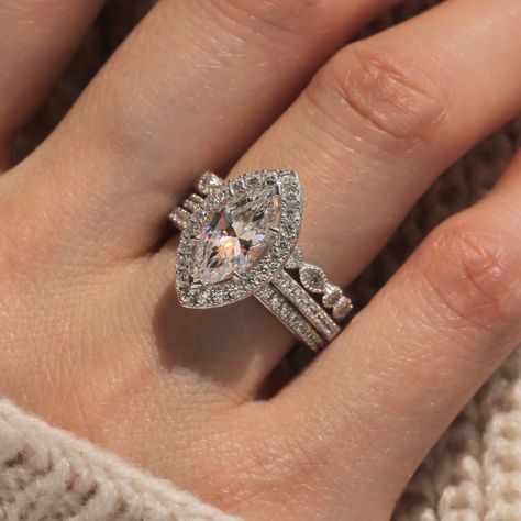 Stackable Ring Sets, Halo Setting, Diamond Simulant, Bridal Ring Set, Quality Diamonds, Stackable Rings, Eternity Bands, Bridal Rings, Ring Sets