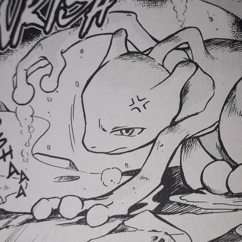 Mewtwo Manga, Pokemon Manga Panels, Mewtwo Pfp, Pokémon Manga, Pokémon Adventures, Pokemon Icon, Pokemon Mewtwo, Mew And Mewtwo, Pokemon Adventures Manga