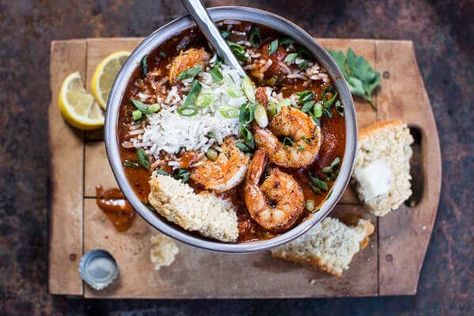 Big Easy Style Saucy Creole Shrimp | halfbakedharvest.com @hbharvest Half Baked Harvest Shrimp, Creole Shrimp, Half Baked Harvest Recipes, Shrimp Creole, Mardi Gras Food, Harvest Recipes, Half Baked, Half Baked Harvest, Easy Style