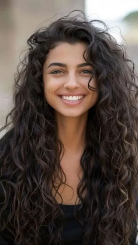 30 Gorgeous Long Curly Hairstyles Trending in 2024 Long Curly Hair Layers, Shailene Woodley Hair, Long Layered Curly Hair Face Framing, Voluminous Curly Hair, Adult Hairstyles, Curly Brunette Hair, Curly Dark Brown Hair, Long Thick Curly Hair, Long Length Haircuts