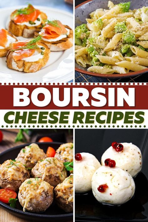 Boursin Cheese Ball Recipe, Appetizer With Boursin Cheese, Borsine Cheese Recipes, Boursin Cheese Recipes Appetizer Ideas, Recipes With Boursin Cheese, Boursin Cheese Appetizers, Boursin Appetizers, Boursin Cheese Recipes, Boursin Recipes