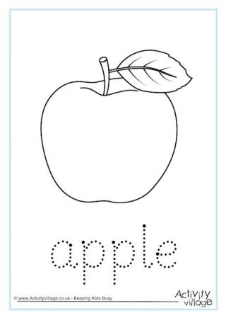 Apple Word Tracing A Is For Apple Worksheet, Apple Worksheets Preschool, A For Apple Worksheet, Apple Letter Tracing, Veggie Crafts, Apple Sequence Printable, Apples Language Arts Preschool, Apple Worksheet, Great Person Quotes