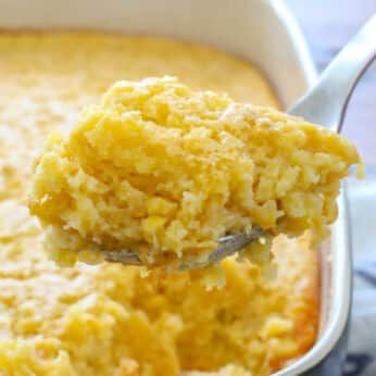 Made from Scratch Corn Pudding is the best corn pudding ever! get the recipe at barefeetinthekitchen.com Cornbread Casserole From Scratch, Creamy Corn Pudding Recipe, Baked Creamed Corn Casserole, Easy Corn Pudding, Easter Dinners, Corn Pudding Casserole, Corn Pudding Recipe, Cornbread Pudding, Homemade Cream Corn