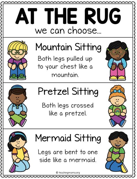 Classroom rules poster