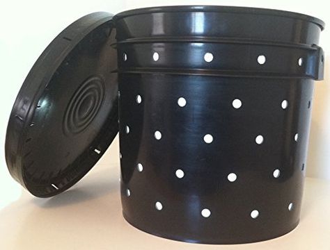 Amazon.com : Biogize Compost Worm Tower - Worms Compost Directly in Your Garden - Worm Pail - Worm Tube - As Seen on YouTube : Gateway Worm Tower, Outdoor Compost Bin, Compost Bucket, Worm Bin, Red Worms, Worm Castings, Worm Composting, Worm Farm, Yard Waste