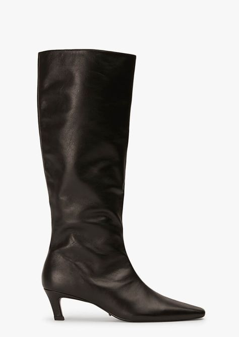 Vixon Black Venice Calf Boots | Boots | Tony Bianco Boots Small Heel, Boots 2023, Thigh High Boots Flat, Shop Boots Online, Shop Boots, Embellished Heels, Court Heels, Metallic Shoes, Bridal Heels