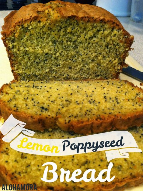 Poppyseed Bread, Poppy Seed Loaf, Lemon Poppy Seed Loaf, Seed Loaf, Seeded Bread Recipes, Cake Mix Muffins, Poppy Seed Bread, Recipes Using Cake Mix, Lemon Poppyseed Bread