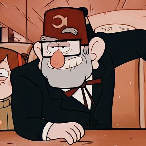 Stanley Pines Icon, Stanley Gravity Falls, Gravity Falls Stanley, Stanley Pines, Anna Cattish, Tree Snowman, Horror Movie Art, Fall Feels, Fictional Crushes