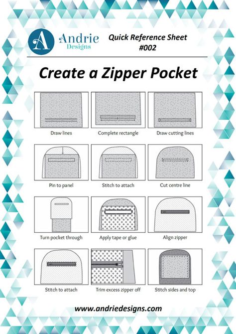 How To Sew A Zipper Pocket In A Bag, Zipper Pocket Tutorial, Notebook Pouch, Quick Sewing Gifts, Zipper Tutorial, Sew Zipper, Bag Pattern Free, Pocket Pattern, Pouch Pattern