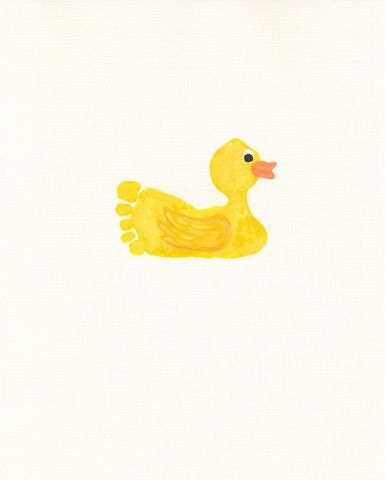 Footprint Duck Craft #ArtsAndCrafts #KidsCrafts #Crafts #DIY #Farm #Footprints Duck Craft, Children Writing, Summer Crafts For Toddlers, Duck Crafts, Farm Animal Crafts, Footprint Craft, Farm Craft, Baby Art Projects, Footprint Crafts