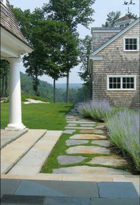 Beautiful Pathways, Flagstone Pavers, Landscape Walkway, Turkey Hill, Flagstone Walkway, Flagstone Path, Backyard Walkway, Walkway Landscaping, Outdoor Walkway