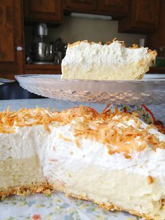 Best Coconut Cream Pie, Coconut Cream Pie Recipes, Coconut Desserts, Coconut Pie, Cream Pie Recipes, Coconut Cream Pie, Diet Vegetarian, Delicious Pies, Coconut Recipes