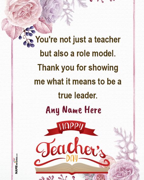 Happy Teachers Day Wishes Quote Message In English Online. Express your gratitude to your teachers with these Happy Teachers Day wishes, quotes and messages in English. Find the best ways to say thank you to your favorite teacher online. Teachers Day Message Ideas, Teachers Day Thank You Message, Aesthetic Teachers Day Card Design, Special Teacher Quotes, Teacher Day Quotes In English, Teachers Day Quotes Thank You, Happy Teachers Day Quotes Wishes, Happy Teacher Day Quotes, Happy Teacher's Day Quotes Messages