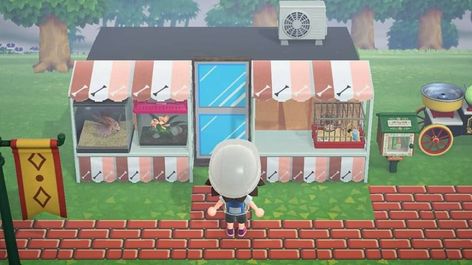 Animal Crossing Pet Shop, Acnh Pet Shop, Pet Shop Ideas, Animals Crossing, Acnh Codes, Island Ideas, Animal Crossing Qr, Shop Ideas, Softies