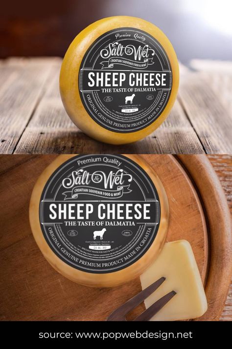 Cheese Label Design, Food Product Design, Cheese Branding, Cheese Packaging Design, Dream Fridge, Food Brand Logos, Cheese Design, Cheese Packaging, Cheese Brands