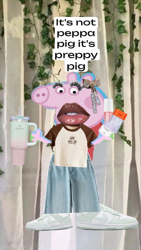 @jlivvylu ALLLL HER IDEA!!!! GO FOLLOW!!! She is super sweet, & she is preppy!! PLEASE FOLLOW HER!! #gofollowjlivvyluorelse :) #jesuslovesyou #fyp #follow #preppy :) Hehehe Preppy Cartoon Character, Preppy Memes Funny, Baddie Peppa, Preppy Funny, Preppy Peppa, Preppy Baddie, Funny Preppy, Peppa Pig Funny, Preppy Things