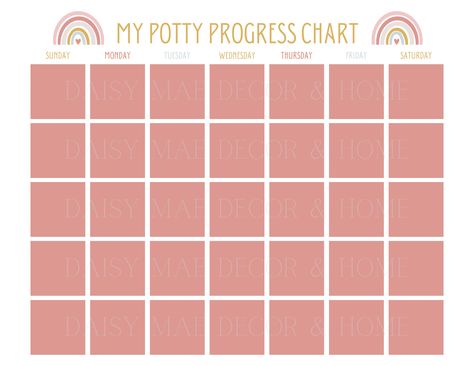 Potty Chart Ideas, Toddler Potty Chart, Progress Chart, Toddler Proofing, Toddler Potty, Potty Chart, Potty Training Chart, Kids Potty, Chart Ideas