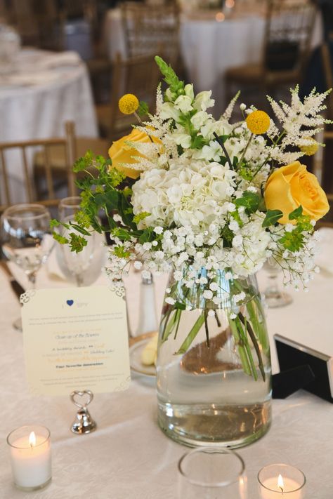 Yellow Flower Centerpieces, White Flower Centerpieces, Engagement Hand, Yellow Flower Arrangements, Yellow Centerpieces, White Flower Arrangements, Table Flower Arrangements, Yellow Birthday, White Centerpiece