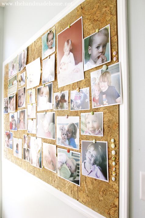 create your own giant cork board Giant Cork Board, Cork Board Wall Ideas, Photo Cork Board, Decorating With Photos, Cork Board Projects, Cork Board Wall, Diy Cork Board, Cork Boards, Cork Tiles