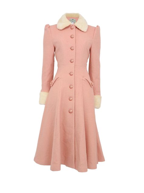 Collectif coat current 49.95£! Matching Coat And Dress, Princess Coat Vintage, Vintage Outfits 20s, Princess Jacket, Money Dress, Rare Clothing, Jackets Vintage, Princess Coat, Clueless Outfits