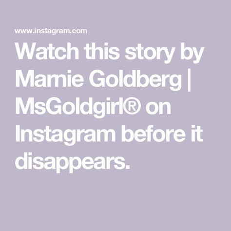 Watch this story by Marnie Goldberg | MsGoldgirl® on Instagram before it disappears. Marnie Goldberg, Breakfast Recipes, On Instagram, Instagram