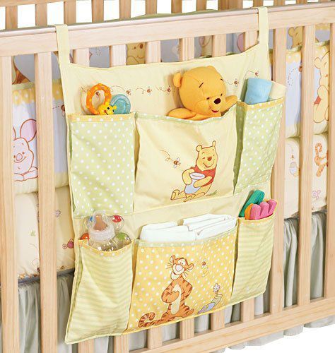 Winnie The Pooh Crib, Crib Organizers, Pooh Nursery, Winnie The Pooh Themes, Winnie The Pooh Nursery, Baby 5, Disney Nursery, Diy Bebe, Pooh Baby