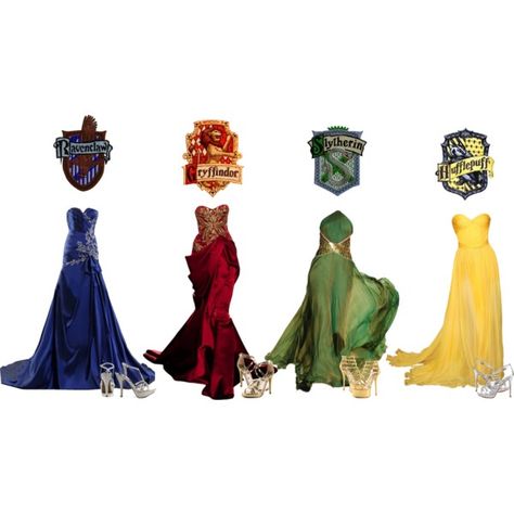 Hogwarts Houses's Yule Ball Gowns by music-is-life-and-feeling on Polyvore featuring Unlisted by Kenneth Cole, Michael Antonio, Qupid, Badgley Mischka, Roberto Cavalli and Marchesa Slytherin Prom Dress, Yule Ball Gowns, Yule Ball Outfits, Harry Potter Dress, Stile Harry Potter, Buku Harry Potter, Harry Potter Style, Harry Potter Wedding, Yule Ball