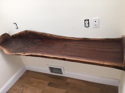 Live Edge Desk - Wood Desk - Live Edge Wood Desk - Floating Desk - Rustic Desk Live Edge Floating Desk, Floating Live Edge Desk, Live Edge Wood Desk, Live Edge Wood Table, Live Edge Desk, Kitchen Desks, Rustic Desk, Floating Desk, Live Edge Furniture