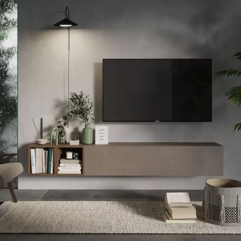 Minimal Tv Wall, Besta Ikea, Modern Apartment Interior, Zona Living, Tv Wand, Mobile Living, Living Room Decor Gray, Tv Room Design, Design Board