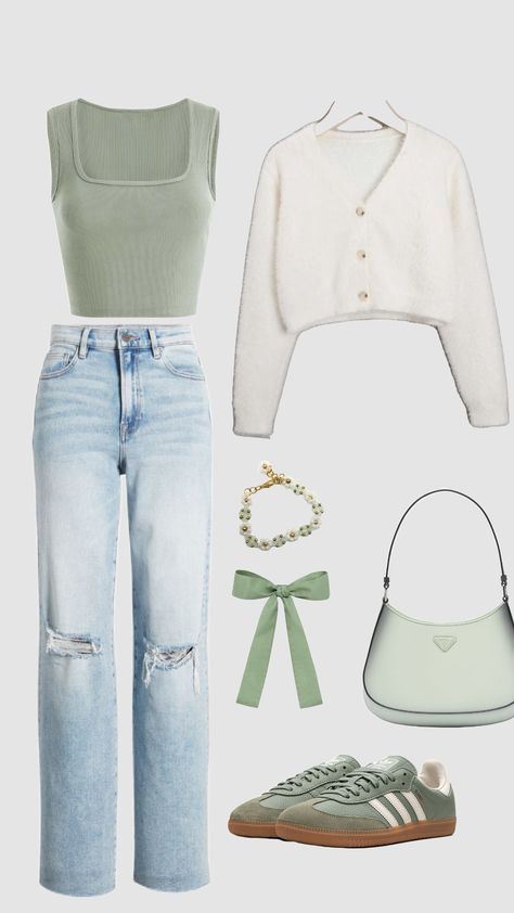 Teen Fashion Outfits, Smart Casual, Teen Fashion, Stylish Outfits, Fashion Outfits, Outfit Inspo, Green