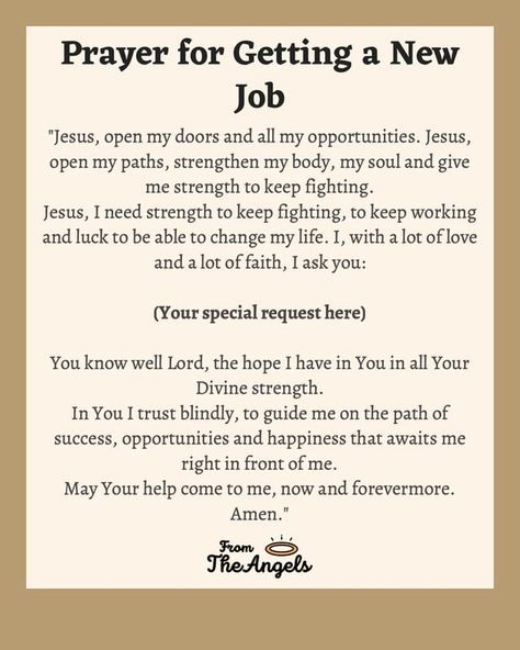 7 Prayers when Starting a New Job & First day of Work Prayer For New Job Opportunity, Miracle Prayers That Work, Prayer For Job Interview, Prayer For Good Luck, Good Luck Prayer, Prayer For A Job, New Job Quotes, Prayer For Work, Job Quotes