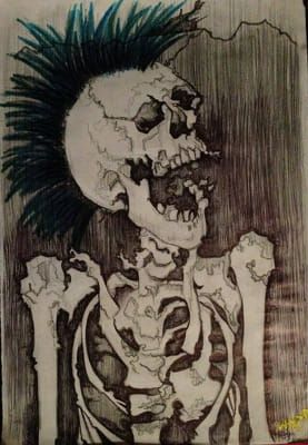 What type of Alt aesthetic is yours? - Quiz Gothic Illustration, Industrial Punk, Punk Skeleton, Skeleton Drawing, Alt Aesthetic, Punk Art, A Punk, A Skeleton, Art Dark