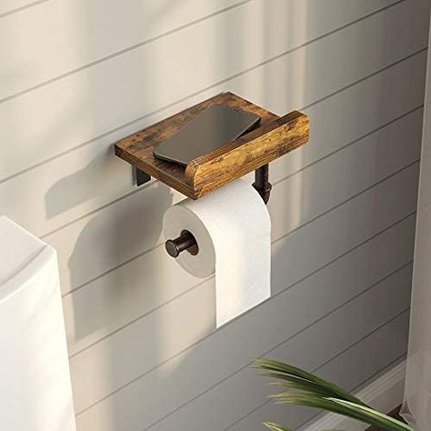 Tissue Holder Ideas, Industrial Toilet, Industrial Toilets, Rustic Fashion, Tissue Paper Roll, Toilet Paper Holder Stand, Toilet Paper Holder Wall, Tissue Paper Holder, Bathroom Toilet Paper Holders