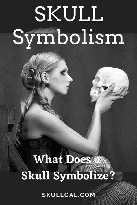 Skull Symbolism: What Does a Skull Symbolize? - Skull Gal What Do Skulls Symbolize, Womens Skull Tattoo, Symbolic Skull Rings For Halloween, Skull Symbolism Meaning, Skull Spiritual Meaning, Crystal Skull Tattoo, Skull Head Tattoo, Skull Meaning, Halloween Spiritual Skull Jewelry