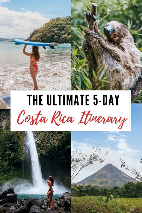 The Ultimate 5-Day Costa Rica Itinerary | Exploring Guanacaste and Arenal Costa Rica Travel 5 Days, Costs Rica Vacation, Costa Rica Guanacaste Things To Do, Costa Rica Itenary, 5 Day Costa Rica Itinerary, Costa Rica Honeymoon Itinerary, 4 Days In Costa Rica, Costa Rica 6 Day Itinerary, Best Places To Visit In Costa Rica