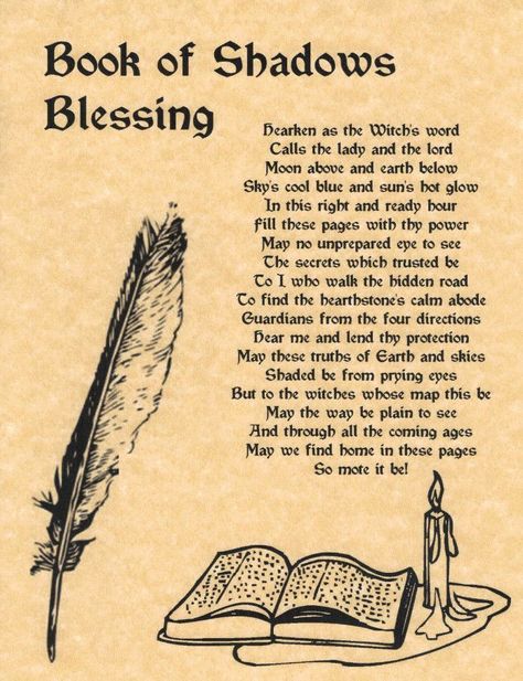 Book of Shadows Blessing http://witchesofthecraft.com/2016/01/22/book-of-shadows-blessing-printable-spell-page/ Book Of Shadows Blessing, The Book Of Shadows, Witchcraft Symbols, Witchcraft Spells For Beginners, Charmed Book Of Shadows, Spells For Beginners, Wiccan Magic, Magic Spell Book, Grimoire Book