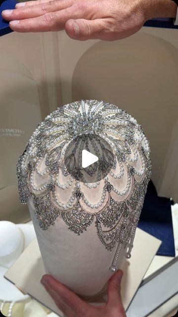 Katerina Perez on Instagram: "[Precious Pearls] If I told you that this one-of-a-kind headpiece by Japanese pearl jeweller Mikimoto @official_mikimoto took more than a year to create, how much would you think it costs?

Let me not keep you waiting – this masterpiece is valued at upwards of $4,000,000, and for good reason! The structure of the headpiece was an incredible challenge to create for the jeweller. Housed in a bespoke box, this statement of pearl artistry is further adorned with a D-IF central diamond and D-EF quality diamonds throughout the piece.

Would you wear this iconic piece on your wedding day? 

#mikimoto #pearl #pearls #pearljewelry #pearljewellery #pearlnecklace #jewelry #jewellery #highjewelry #highjewellery #hautejoaillerie #weddingjewelry #weddingjewellery #headpiece Exquisite Akoya Pearl Jewelry With Diamond Accents, Exquisite White Akoya Pearl Jewelry, Mikimoto Pearls Bracelet, Mikimoto Pearls Earrings, Mikimoto Pearls High Jewelry, Bespoke Boxes, Japanese Pearls, Gorgeous Jewelry, Quality Diamonds