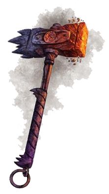 Forge Hammer Fantasy Art, Maul Dnd, Fantasy Hammer Art, Dnd Hammer, Hammer Concept Art, Fantasy Hammer, Magic Hammer, Rune Knight, Dnd Items