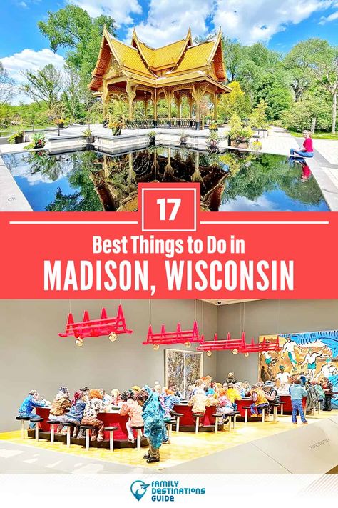 17 Best Things to Do in Madison, WI — Top Activities & Places to Go! Wisconsin Travel, Usa Travel Guide, Madison Wisconsin, Madison Wi, United States Travel, America Travel, Travel Usa, Fun Activities, Family Travel