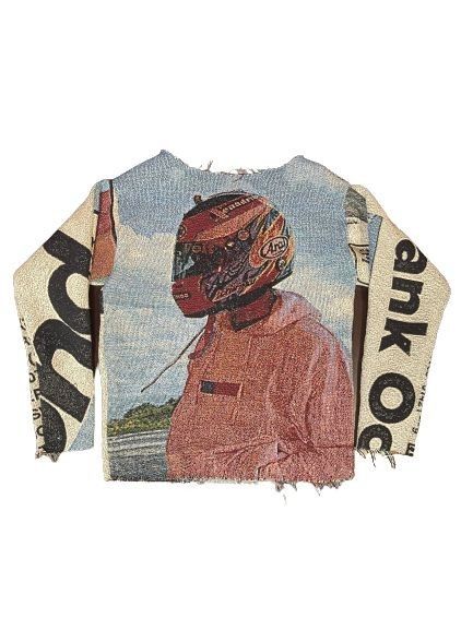 Tapestry Clothing, Tapestry Sweater, Frank Ocean Blond, All Over Design, Concept Clothing, Blanket Sweater, Fire Fits, Frank Ocean, Retro Outfits