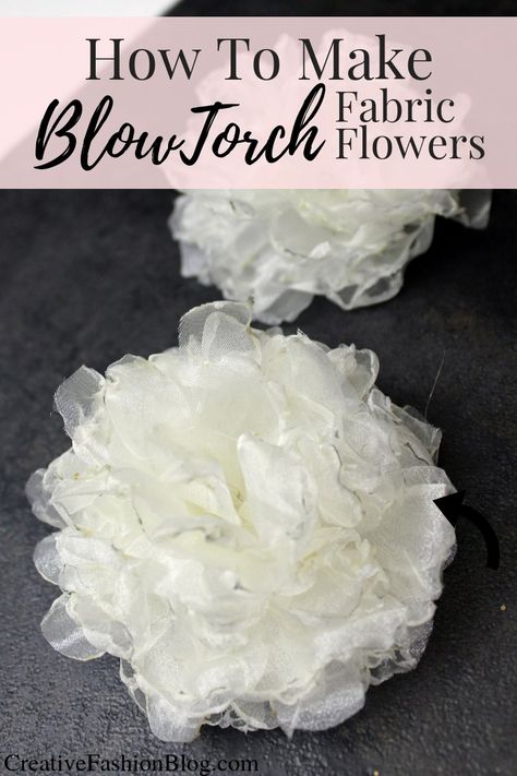 Chiffon Decorations, How To Make Chiffon Flowers, Diy Chiffon Flowers, Diy Organza Flowers, Fabric Flowers Diy No Sew, Making Flowers Out Of Fabric, Net Fabric Flowers Diy, Tulle Flowers Diy, Organza Flowers How To Make