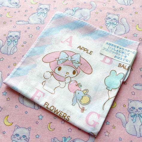 SANRIO MY MELODY Cute ABC Learning Handkerchief Kawaii words etiquette Kids - $13.10. FOR SALE! `*Sanrio My Melody Cute ABC Handkerchief*' DESCRIPTIONSooooo cute and super Kawaii ! Sanrio My Melody ABC handkerchief!You can keep clean your nose and hands also learn ABC with this cute handkerchief!Let's bring it, have fun learning and communicating.Condition : Brand NewSize : Approximately L30 x H30 cmBody size : Approximately 233869880783 Kawaii Words, Cute Handkerchief, Anime My Melody, My Melody Cute, Learn Abc, Peeker Sticker, Abc Learning, Learning Abc, Kawaii Sanrio