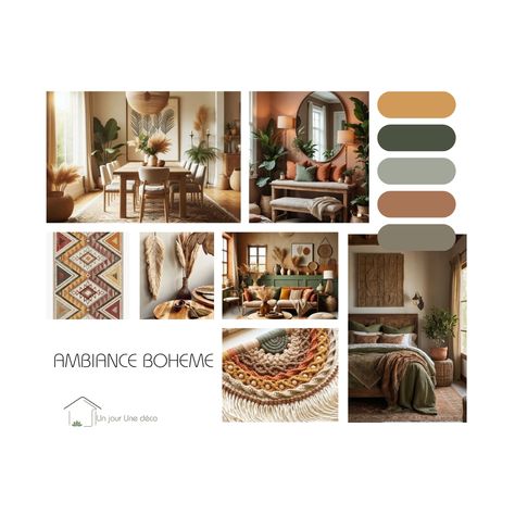 -INSPIRATION- Mettez de la chaleur dans votre intérieur ! 🧡 .Le style bohème chic est idéal si vous souhaitez obtenir un intérieur décontracté et éclectique. Il invite à une ambiance détendue et chaleureuse avec une profusion de couleurs et de textures. .On retrouve au niveau de la palette de couleurs du terracotta, du beige, du brun, du kaki ou même encore du rose poudré. Au niveau des textiles et éléments de déco, on joue sur les différentes matières: Des tapis berbères, des objets en ... Textiles, Instagram