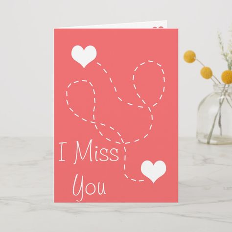 Miss You Diy Cards, Missing You Cards Handmade, I’ll Miss You Card, I Miss You Cards Diy, Missing You Cards, I Miss You Cards, Miss You Drawing Ideas, Miss You Cards Handmade, Homemade Thank You Cards