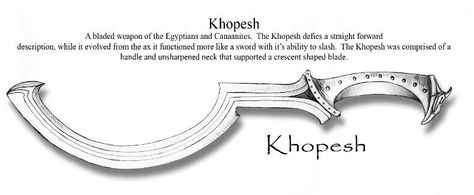 Egyptian sword Khopesh Egyptian, Khopesh Design, Curved Swords, Egyptian Names, Larp Armor, Types Of Swords, All Things Beautiful, Egyptian Culture, Cool Swords